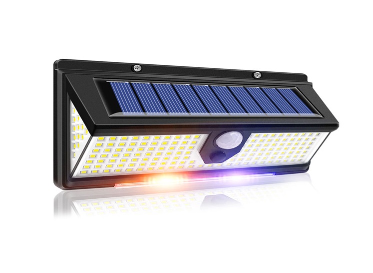 Solar 190 Zahradní světlo s pohybovým čidlem 190 LED