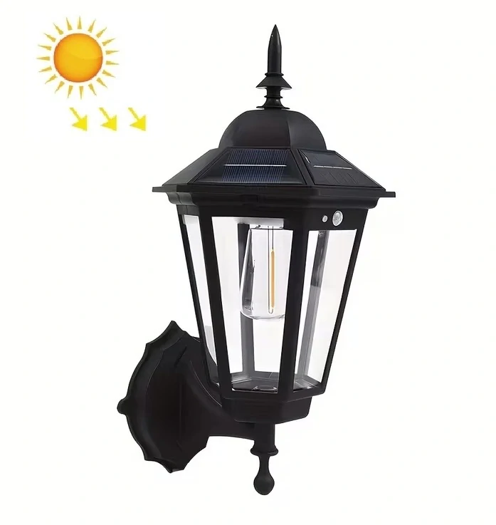 Solar COB11 Zahradní lampa s pohybovým čidlem teplá bílá