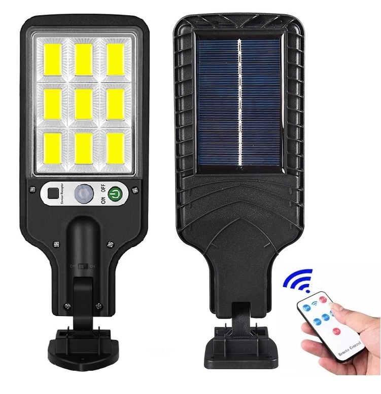 Solar 9/D Zahradní lampa s pohybovým čidlem 9 LED COB