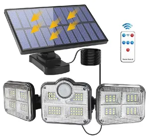 Solar 122P Zahradní světlo s pohybovým čidlem 122 LED