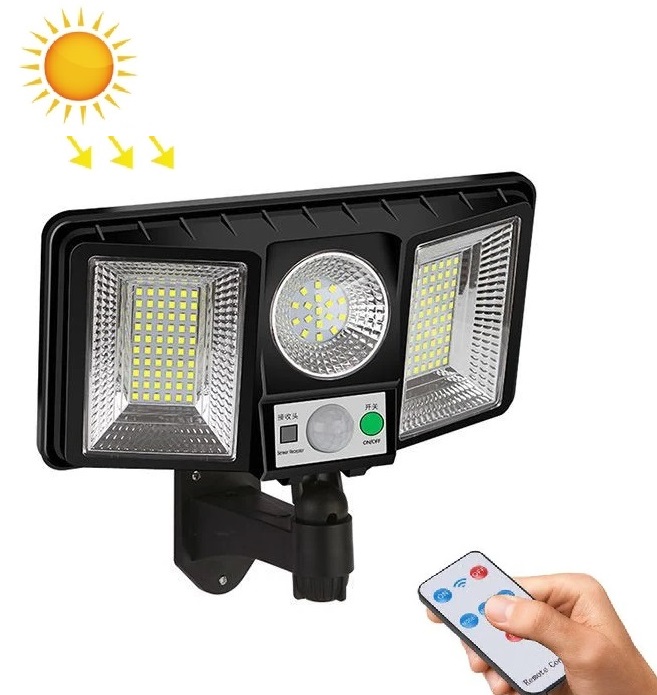 Solar 137 Zahradní lampa s pohybovým čidlem 137x LED