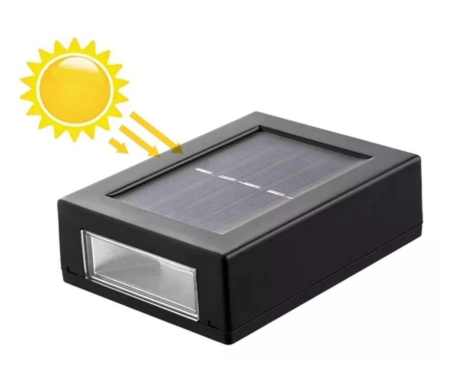 Solar S/04 Solární nástěnné světlo 4x LED