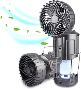 AB-45/S Solární osvětlení přenosné USB ventilátor