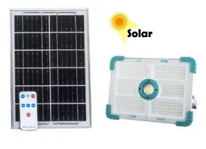 SOLAR S280 Solární LED osvětlení čistá bílá s dálkovým ovladačem