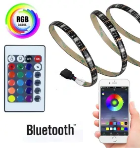 Light USB5522B/24 LED pásek USB RGB, 2metry Bluetooth + dálkový ovladač