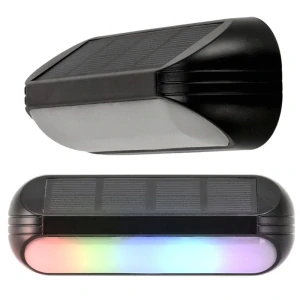 Solar S/S003 Solární nástěnné světlo teplá bílá + RGB 