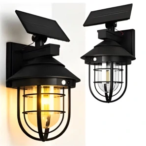 Solar COB01 Zahradní lampa s pohybovým čidlem teplá bílá