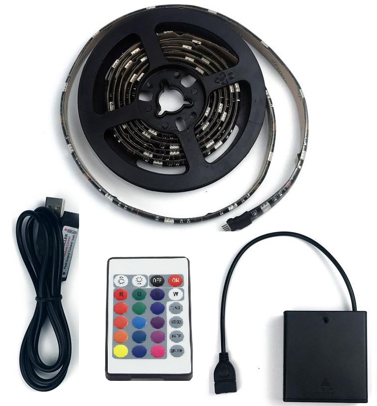 Light B5701 LED pásek na baterie IP65 RGB 1 metr