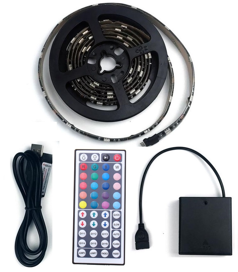 Light B5402 LED pásek na baterie RGB 2 metry