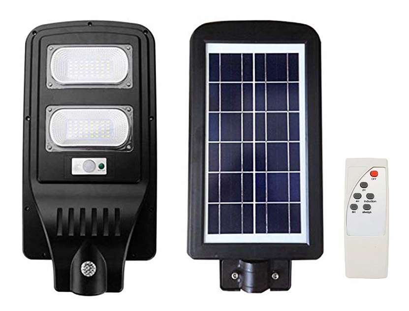 Solární lampa 60W s PIR čídlem pohybu