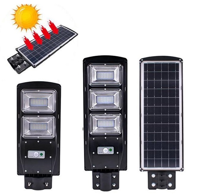 Solární lampa 90W s PIR čídlem pohybu