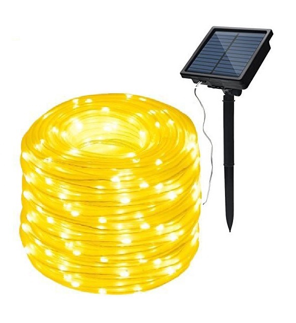 SOLAR 102/10 Solární osvětlovací hadice teplá bílá, 100LED/12 Metrů