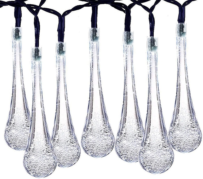 SOLAR R30/01 Solární světelný řetěz čistá bílá, 30LED/6Metrů