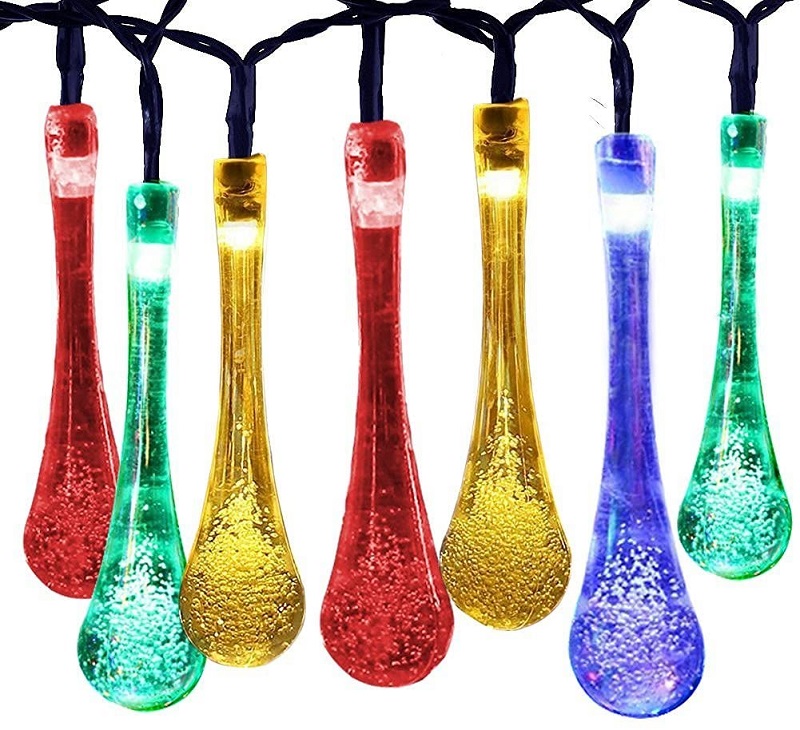SOLAR R30/06 Solární světelný řetěz RGB, 30LED/6Metrů