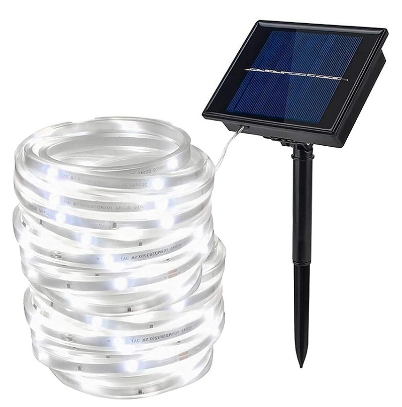 Light LED solární pásek SMD3528 IP67 čistá bílá, 5 metrů