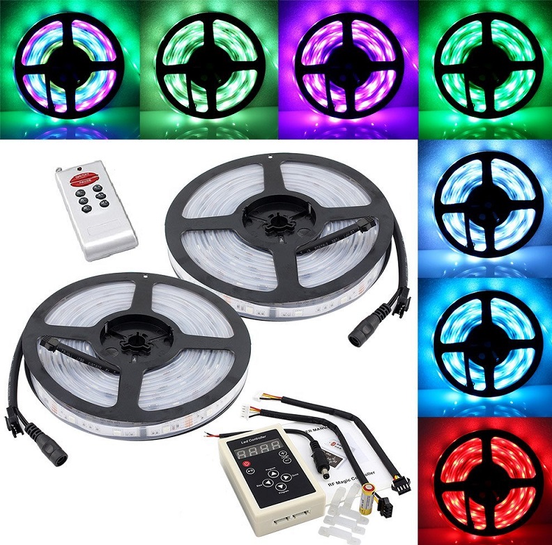 Light LED pásek RF Magic Dream 5050 30LED/m IP67 7W/m RGB, 10metrů