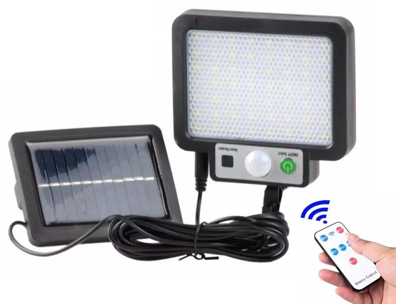 Solar 56/D Zahradní světlo s pohybovým čidlem 56 LED