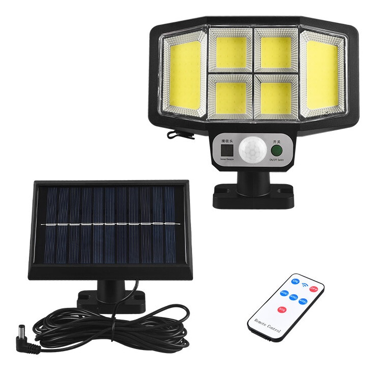 Solar 146 Zahradní světlo s pohybovým čidlem 146 LED