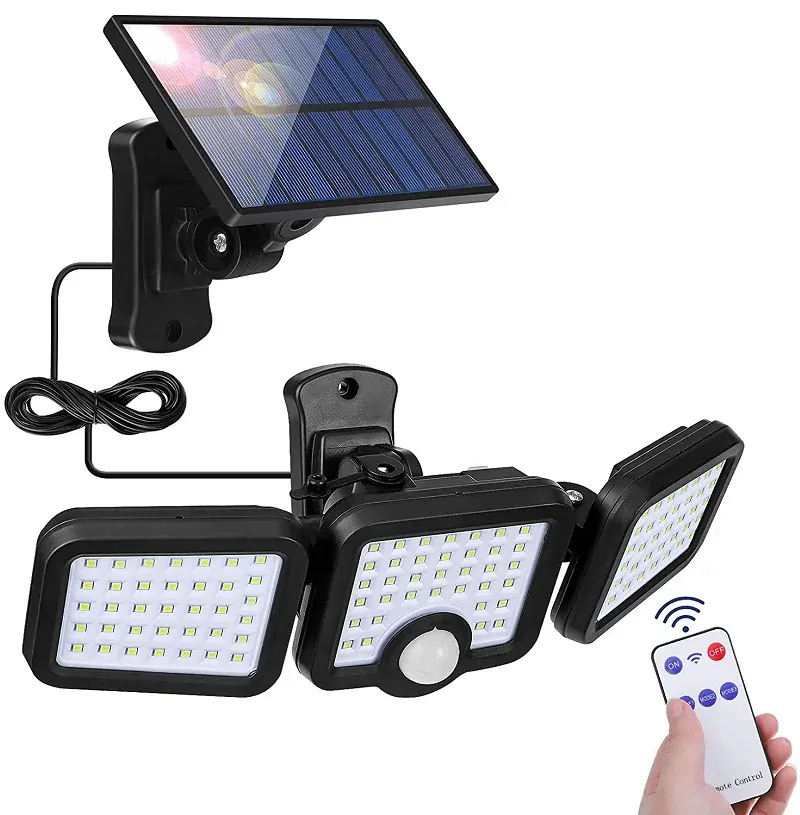 Solar 108 Zahradní světlo s pohybovým čidlem 108 LED