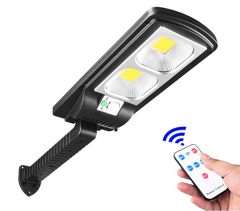 Solar COB52 Zahradní lampa s pohybovým čidlem 2x LED COB