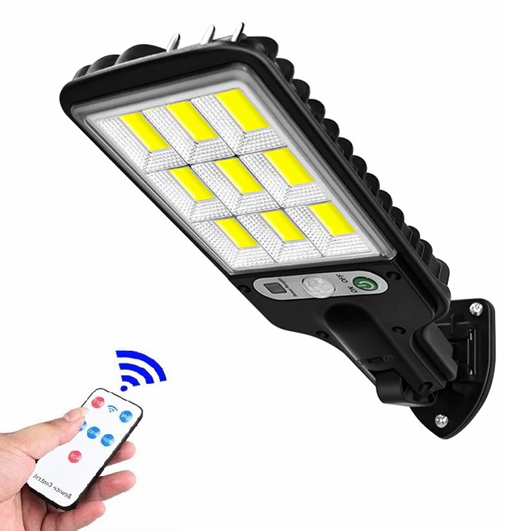 Solar 9/D Zahradní lampa s pohybovým čidlem 9 LED COB