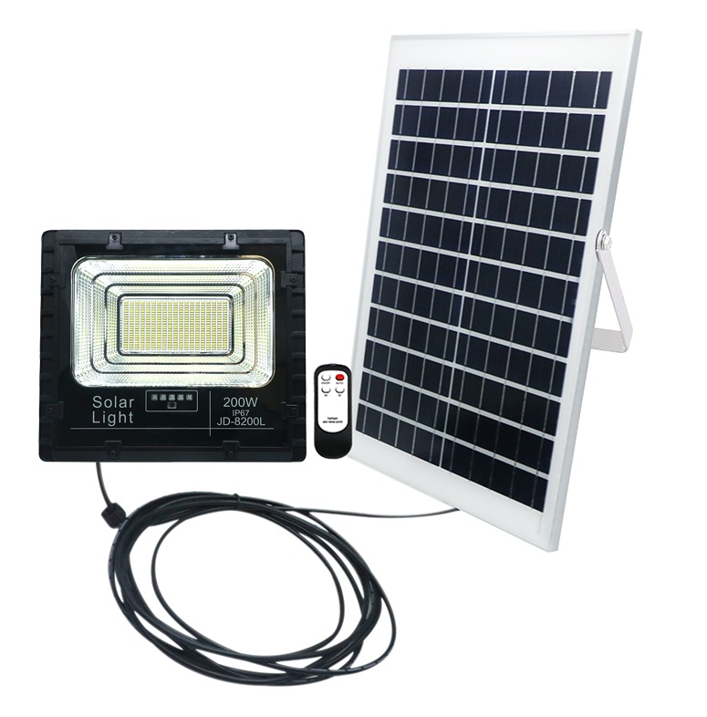 Solární reflektor 200W s dálkovým ovladačem
