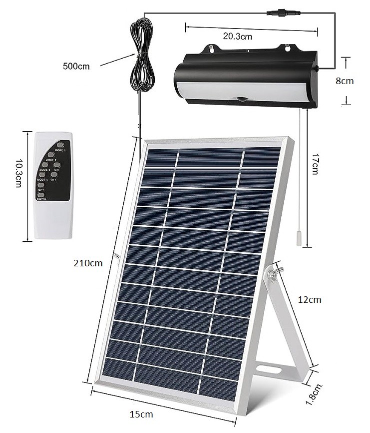 SOLAR S1/35 Solární osvětlení čistá bílá