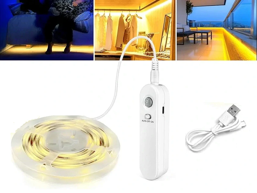 Light B2/2 LED pásek na baterii teplá bílá 2 metry