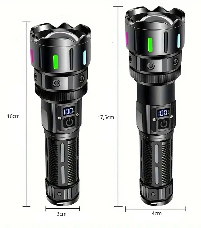 Nabíjecí LED svítilna USB-C