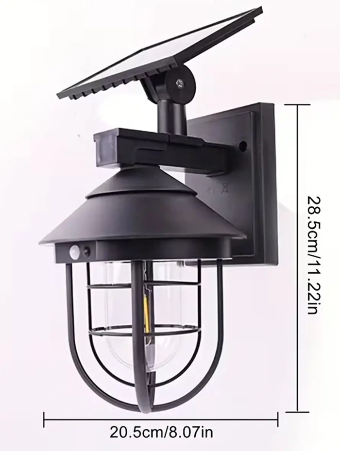 Solar COB01 Zahradní lampa s pohybovým čidlem teplá bílá