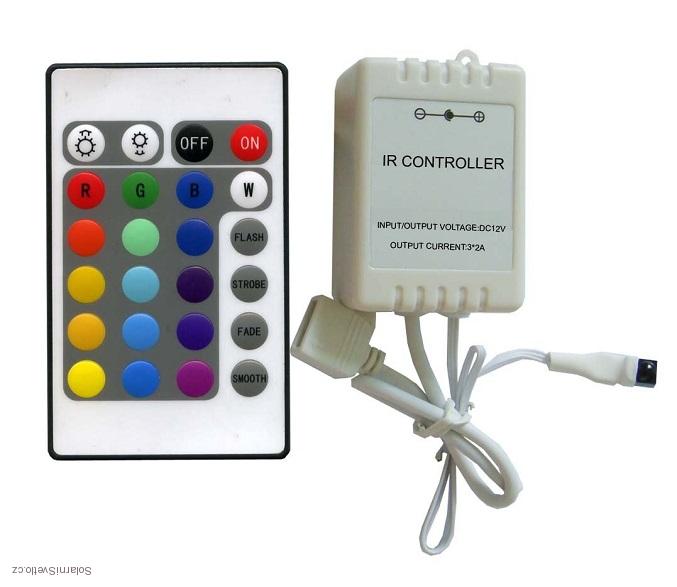 Light LED pásek 3528 IP20 RGB, 1 metr, komplet
