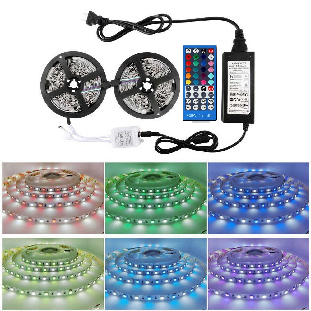 Light LED pásek 12V 5050 60LED/m IP65 12W/m RGBW bílá 10 metrů, komplet