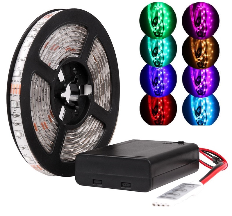 Light B5001 LED pásek na baterie IP65 RGB 1 metr