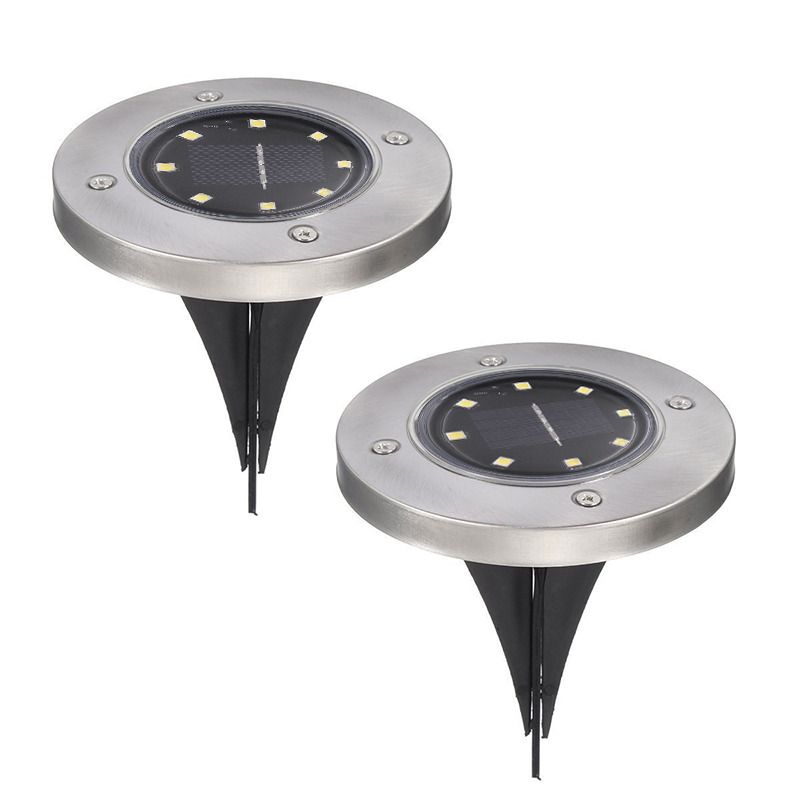 Solární zahradní vestavěné svítidlo teplá bílá