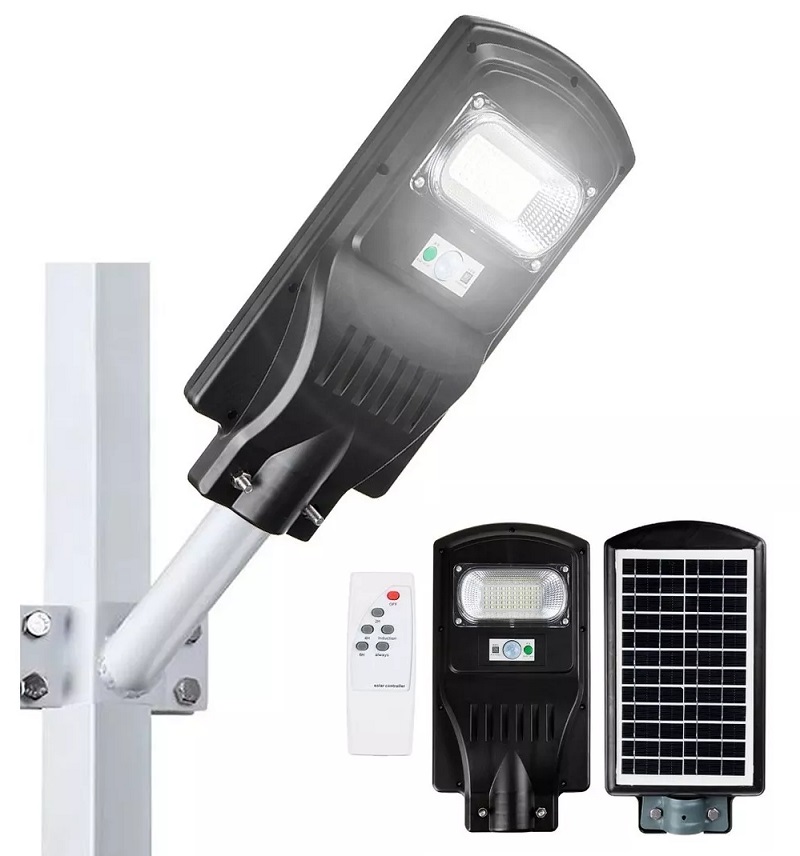 Solární lampa 30W s PIR čídlem pohybu