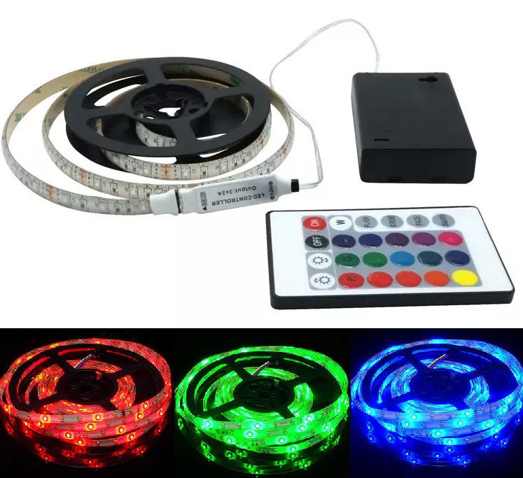 Light B3542 LED pásek na baterii RGB 2 metry