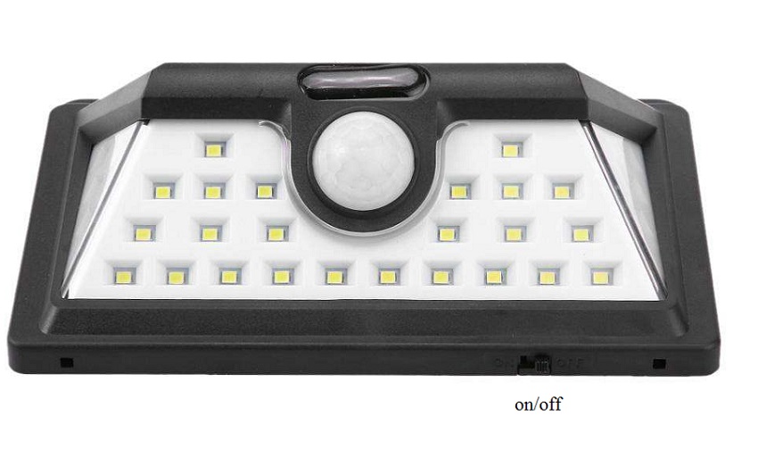 Solar 532 Zahradní světlo s pohybovým čidlem 32x LED