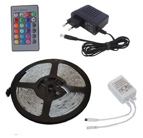 Light LED pásek 3528 5 metrů RGB, komplet