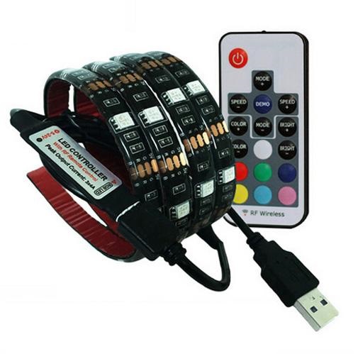 Light LED pásek 5V USB SMD5050 RGB, 1 metr