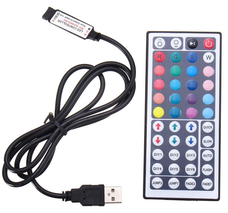 Light B5401 LED pásek na baterie RGB 1 metr