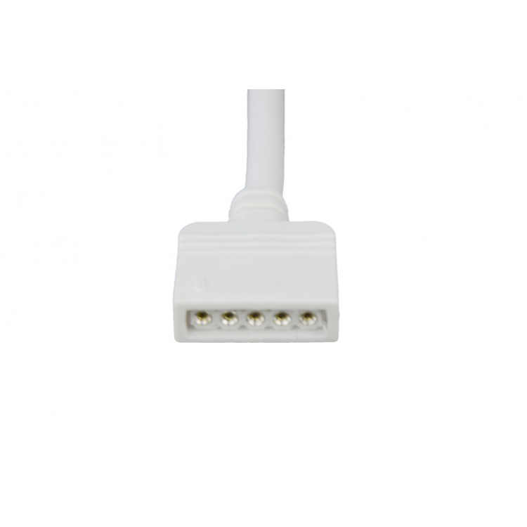 Kabelová propojka RGBW CLIP-zásuvka 5-Pin 12 mm, délka 15cm