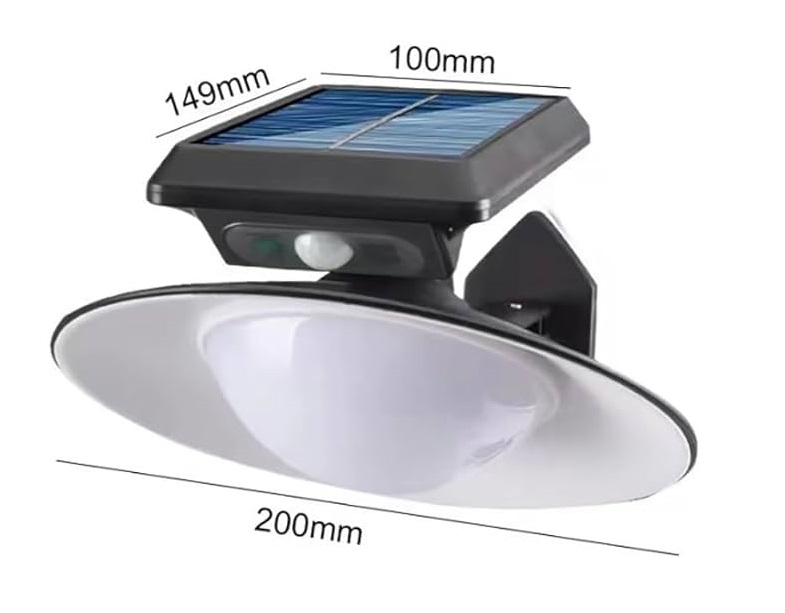 Solární osvětlení s PIR čidlem pohybu 30 LED