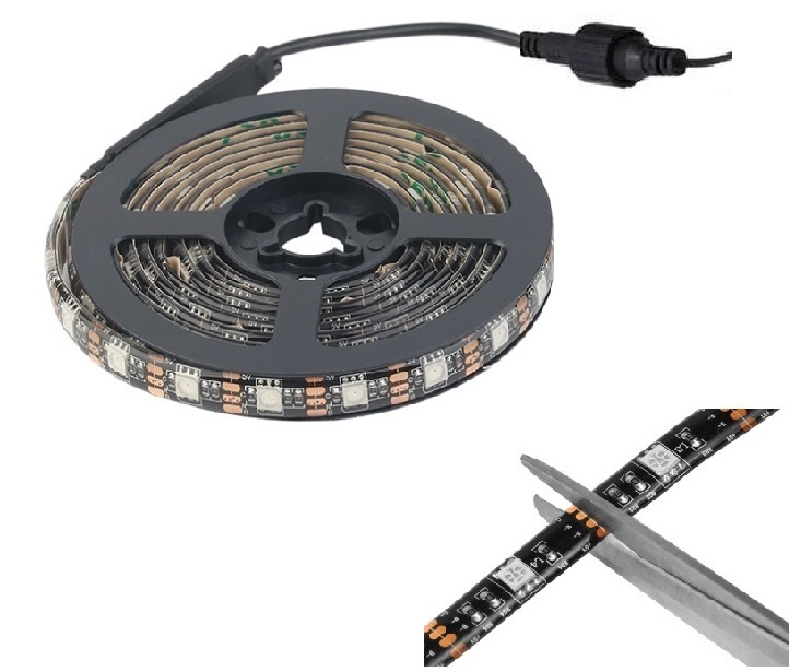 Light SS5M LED solární pásek RGB 5metrů