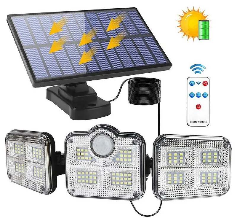 Solar 122P Zahradní světlo s pohybovým čidlem 122 LED