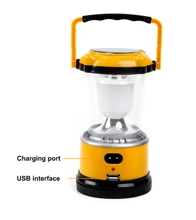 AB-47/Y Solární osvětlení přenosné USB