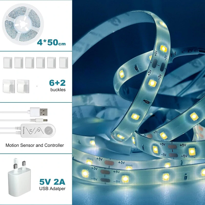 Light SP2/4 LED pásek čistá bílá 5V USB 2 metry