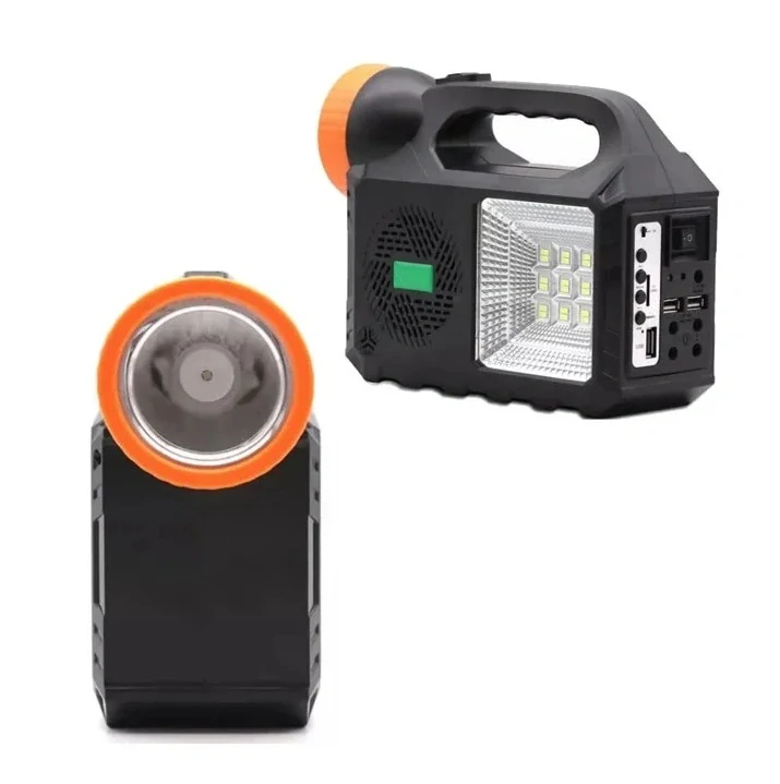 GD102S Solární přenosné osvětlení, powerbanka, radio, Bluetooth