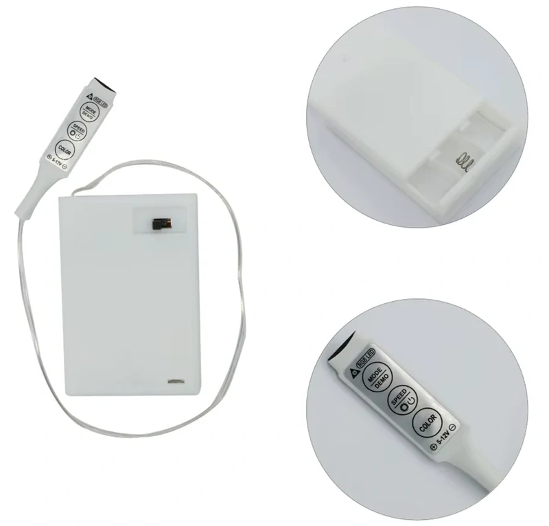 Napájecí bateriová jednotka / ovladač pro RGB LED pásek 