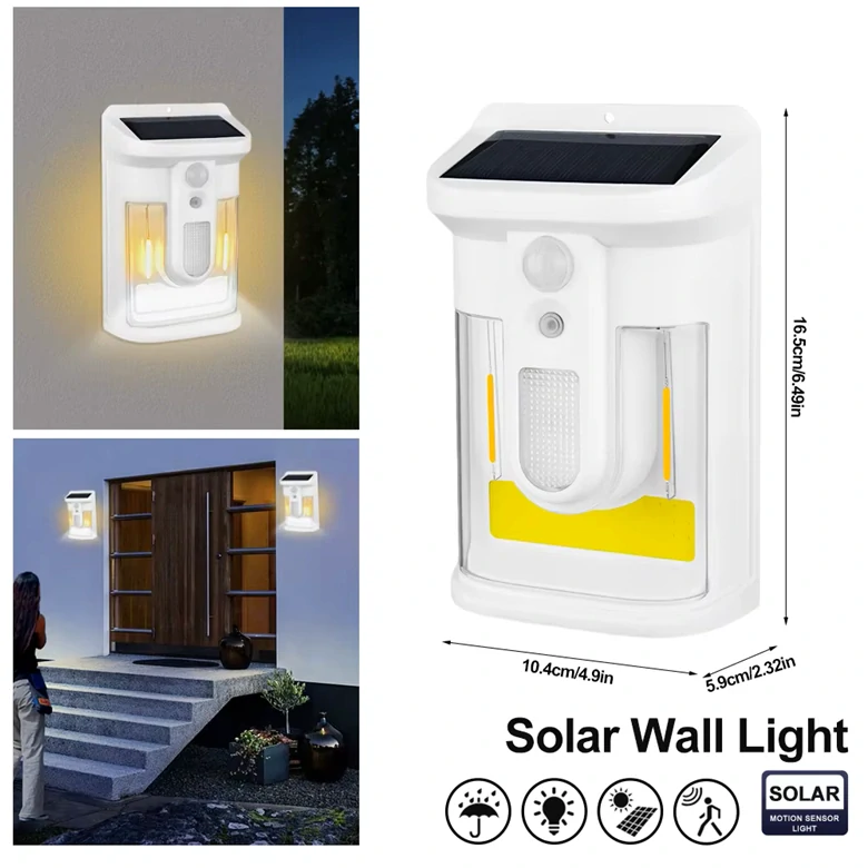 Solar SN52 Solární nástěnné světlo LED COB