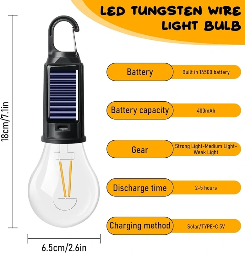 Solar SK01 Solární kempingová lampa